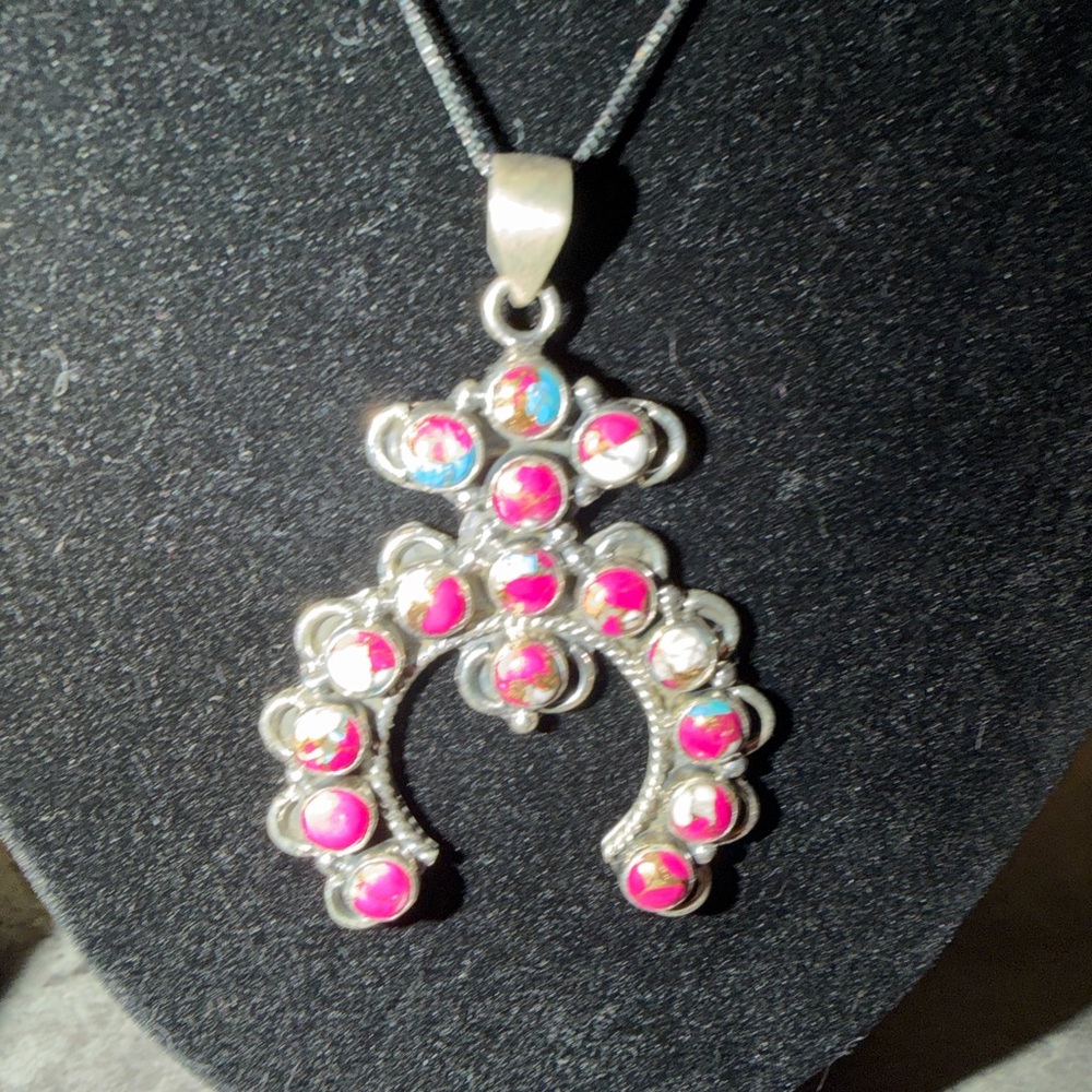 Cotton Candy Sterling Silver Pendant